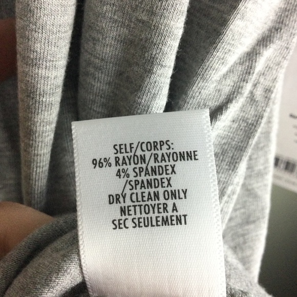 NWT Bailey/44 Sarah Dropped Shoulder Raw Trim 3/4 Sleeve Jersey Top Size Large - Picture 11 of 11